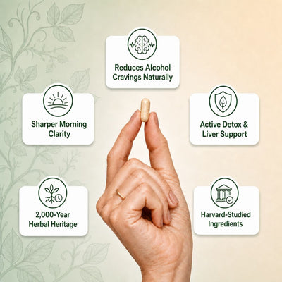 Kudzu Root Capsules - Reduce Alcohol Cravings