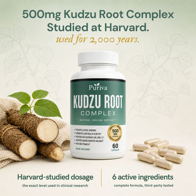 Kudzu Root Capsules - Reduce Alcohol Cravings