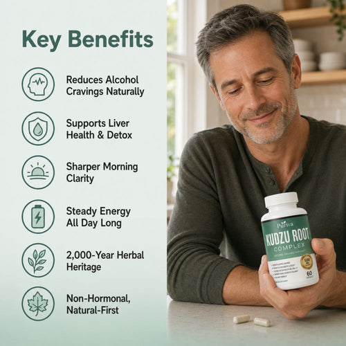 Kudzu Root Capsules - Reduce Alcohol Cravings