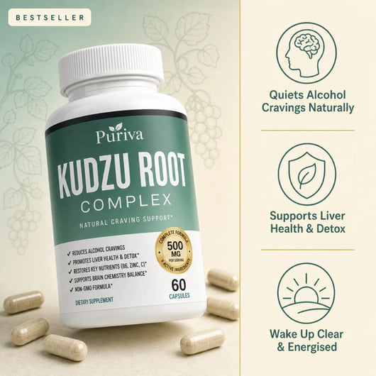Kudzu Root Capsules - Reduce Alcohol Cravings